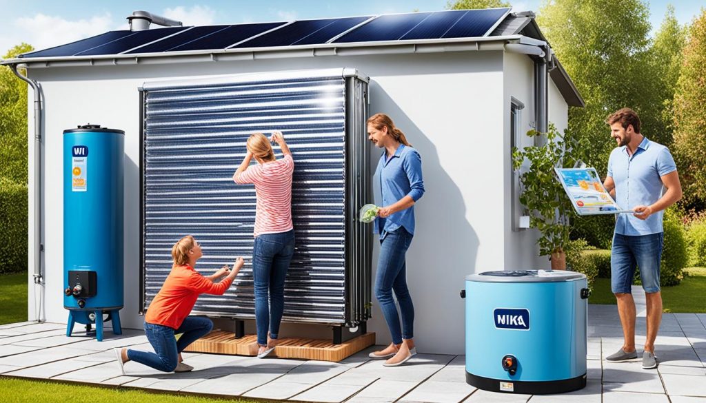 review wika solar water heater 300 liter